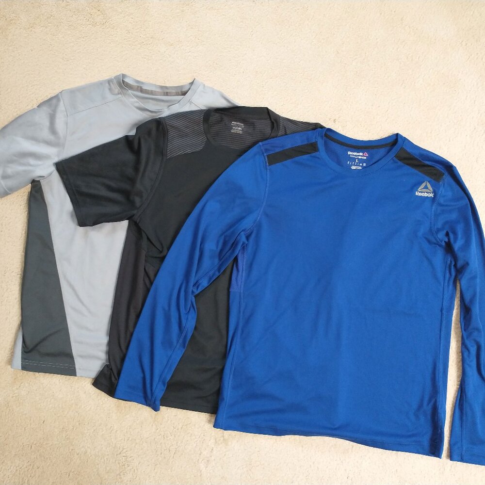 Mens Reebok Athletic Shirts Bundle - Large Size